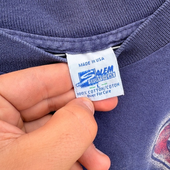 Vintage Montreal Canadiens Saku Koivu 11 SALEM single stich shirt large USA NHL - Picture 4 of 8